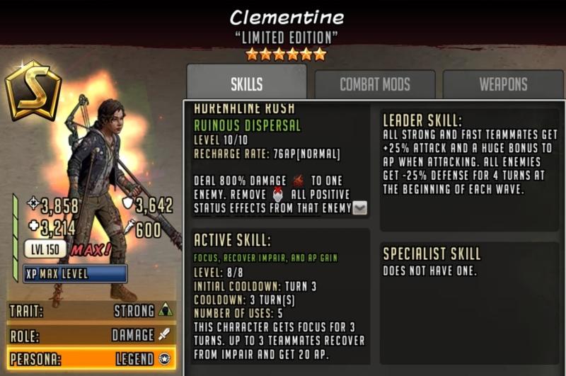 [S-Class] Character Spotlight: Clementine