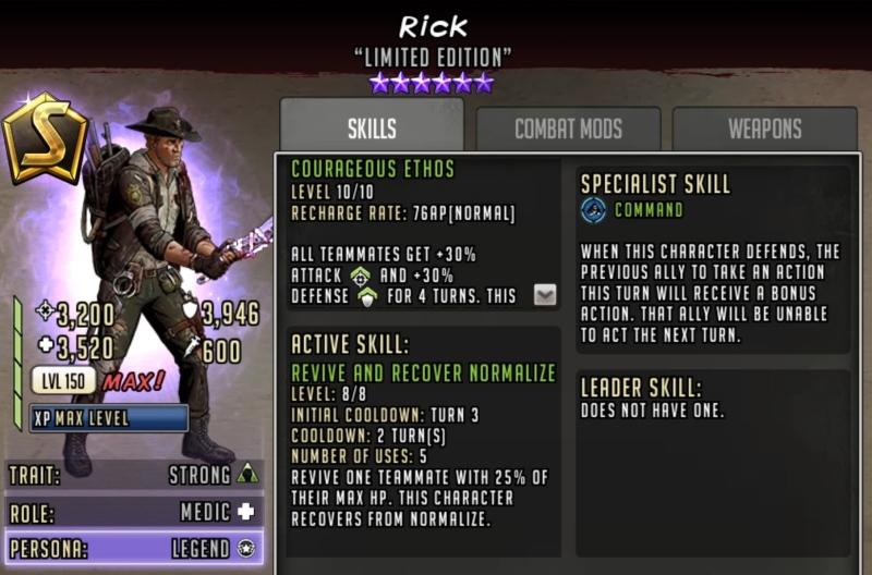 Spotlight: S-Class Rick Grimes