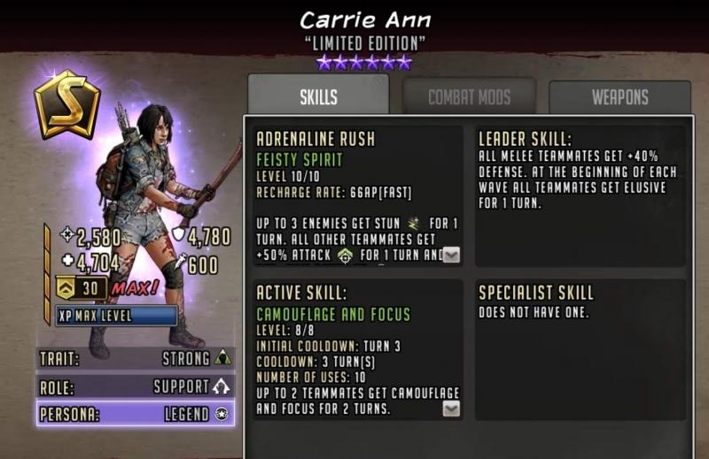 Character Spotlight: S-Class Carrie Ann