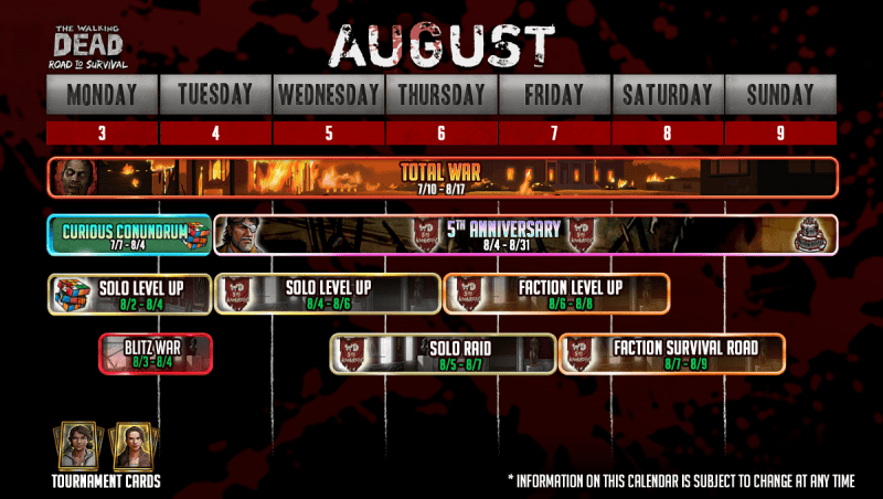 August Calendar