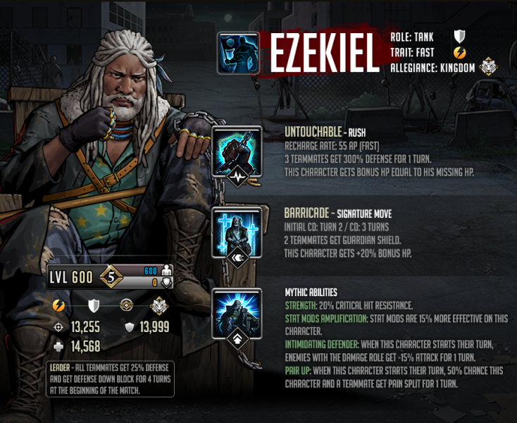 В центре внимания Mythic Fighter: Иезекииль
