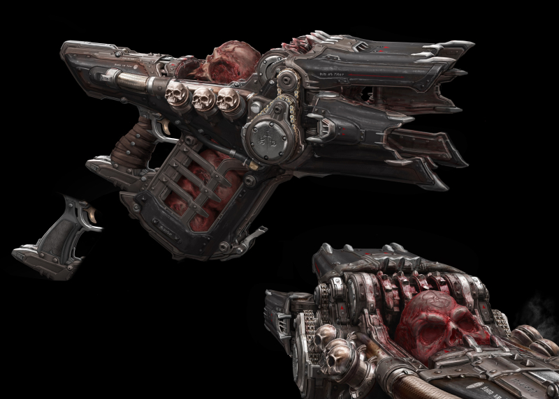 The sickest gun from Doom: The Dark Ages' trailer is called the 'Skullcrusher' and does such horrible things to demons, the game's lead dev boasts id has 'the best gore in the industry'