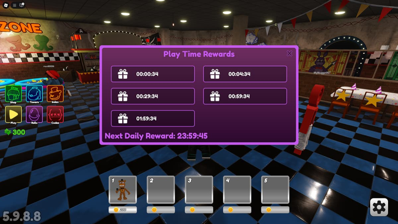 Fazbear World Tower Defense codes (May 2025, updated daily) [BETA]