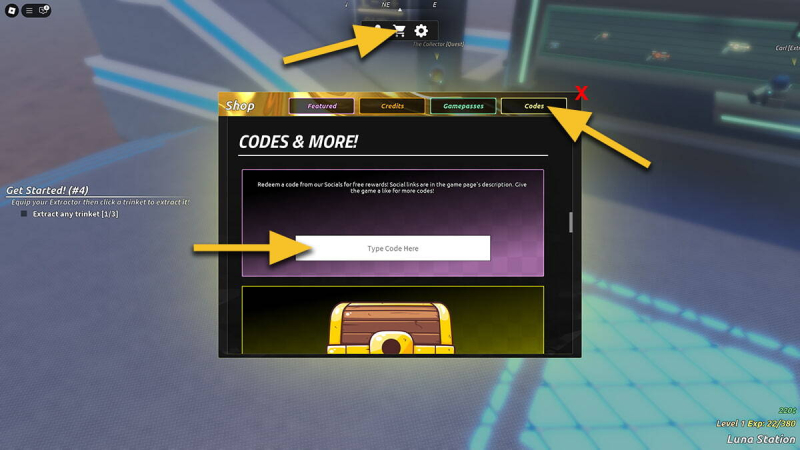 Space Extractors codes (May 2025, updated daily) [ENCHANTS]