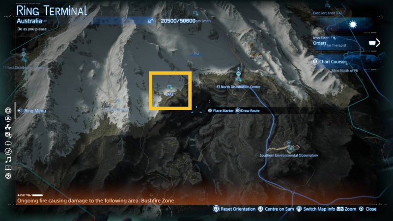 Death Stranding 2 BPAS location - where to find the prepper shelter
