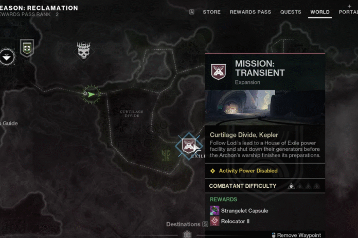 Transient Mission Guide - Destiny 2: The Edge of Fate