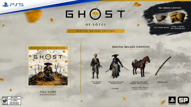 Ghost of Yotei pre-order bonus and editions guide