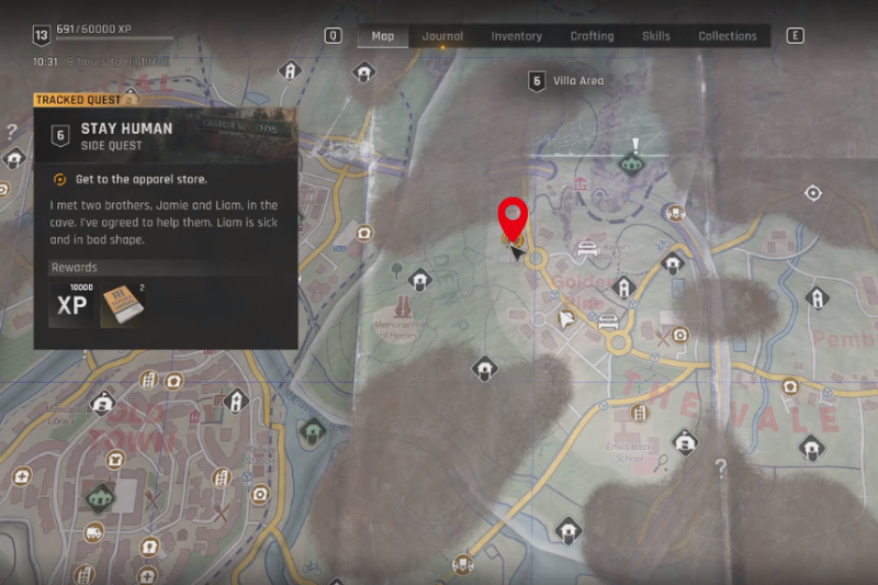 Stay Human Sidequest Guide – Dying Light: The Beast - Patch Crazy