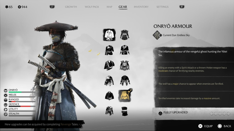 Best armor sets in Ghsot of Yotei