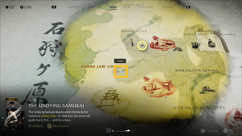 Ghost of Yotei The Undying Samurai walkthrough and chimes locations