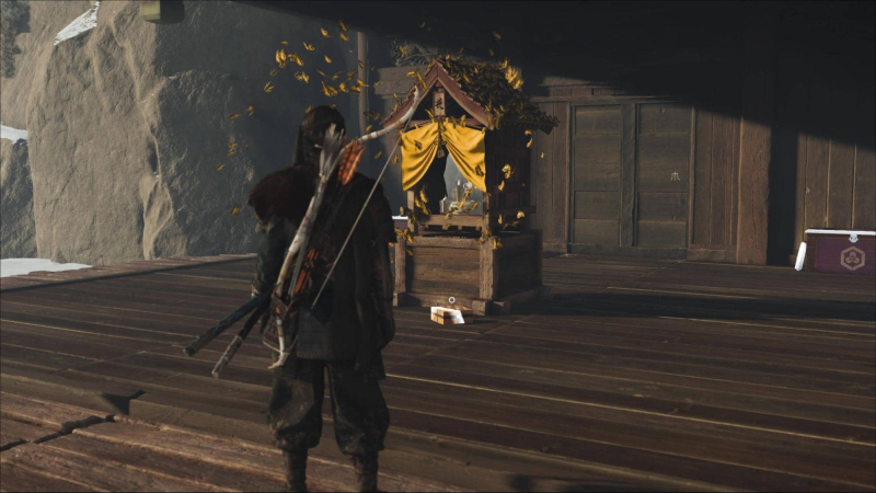 Ghost of Yotei Snow Drift Springs Shrine puzzle