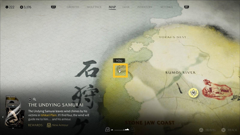 Ghost of Yotei The Undying Samurai walkthrough and chimes locations
