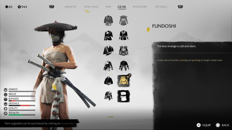 Best armor sets in Ghsot of Yotei