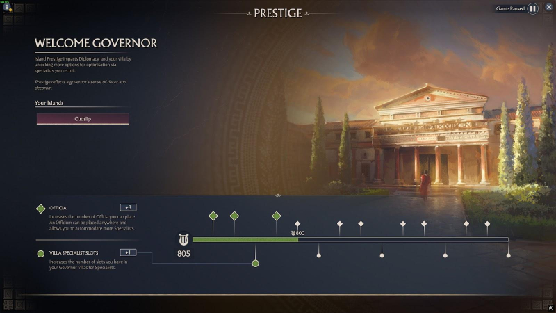 How to increase Prestige in Anno 117 Pax Romana
