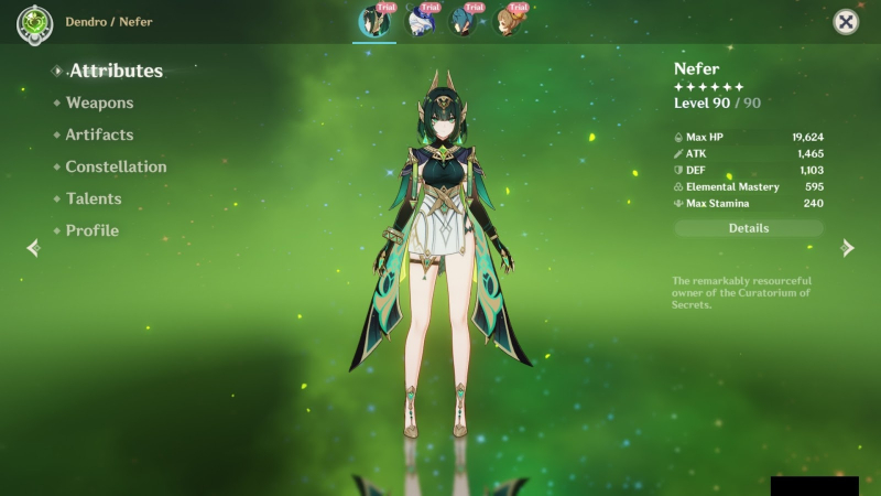 Genshin Impact Nefer – Your guide to the Dendro powerhouse
