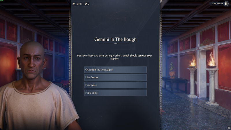 Should you pick Brutus or Gaius? &#8211; Anno 117 Pax Romana Gemini In The Rough