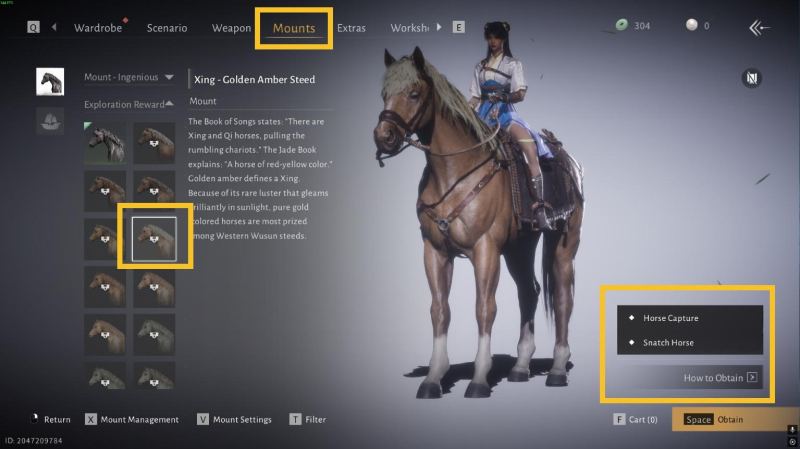 How to get a horse in Where Winds Meet