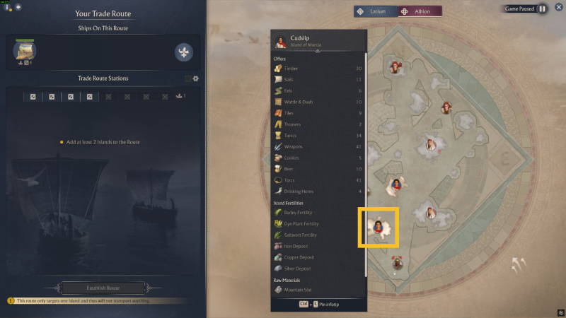 How to import from other provinces in Anno 117 Pax Romana