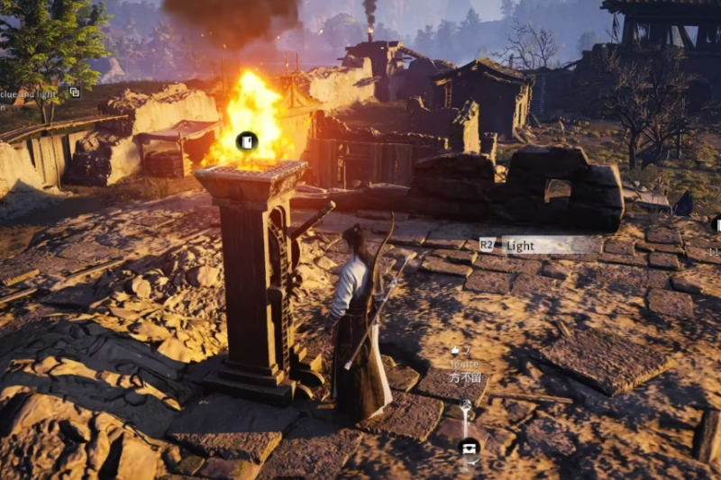 How to Get the Treasure Map Clue and Light the Correct Flame Contraption in Where Winds Meet