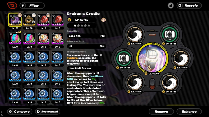 ZZZ - W-Engine options for Yidhari