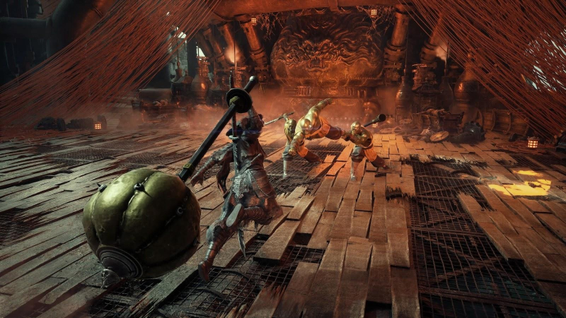 Phantom Blade Zero - A samurai battles a strange foe in an attic