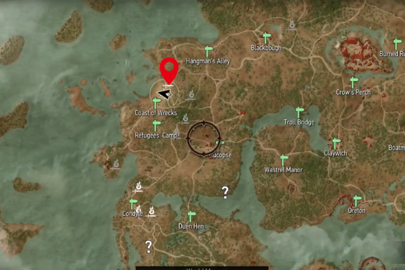 All Bandit Camp Locations in The Witcher 3: Wild Hunt