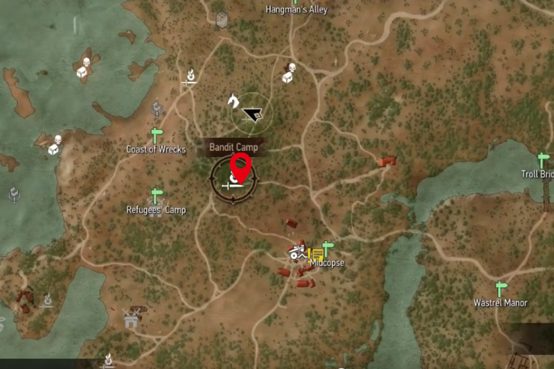 All Bandit Camp Locations in The Witcher 3: Wild Hunt