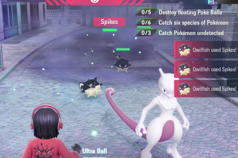 Evolve Hisui Qwilfish into Overqwil in Pokémon Legends Z-A Mega Dimension