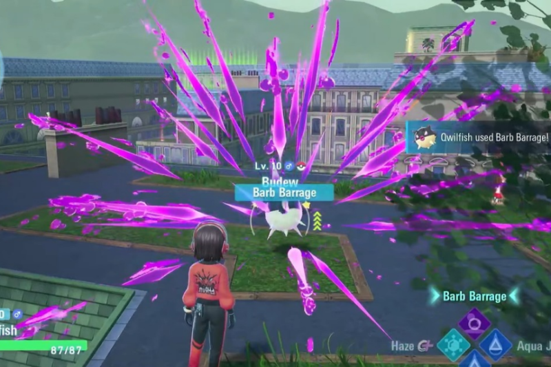 Evolve Hisui Qwilfish into Overqwil in Pokémon Legends Z-A Mega Dimension