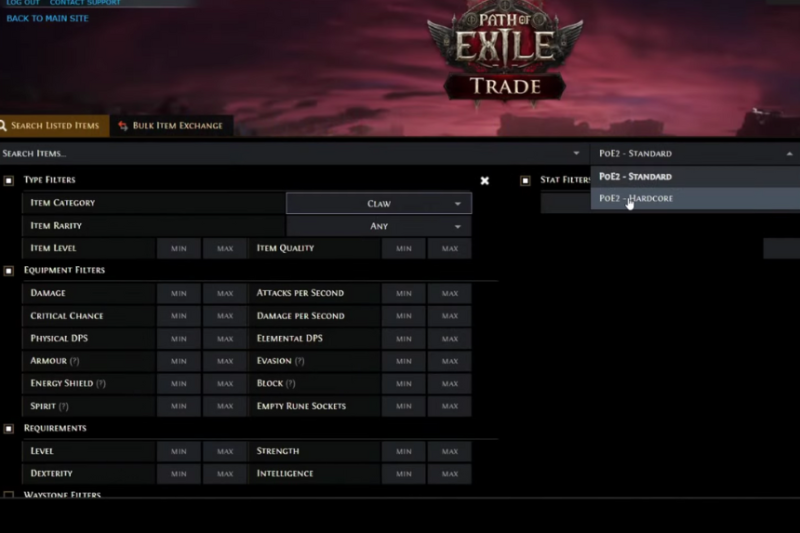 How to Find POE2 Trade Site