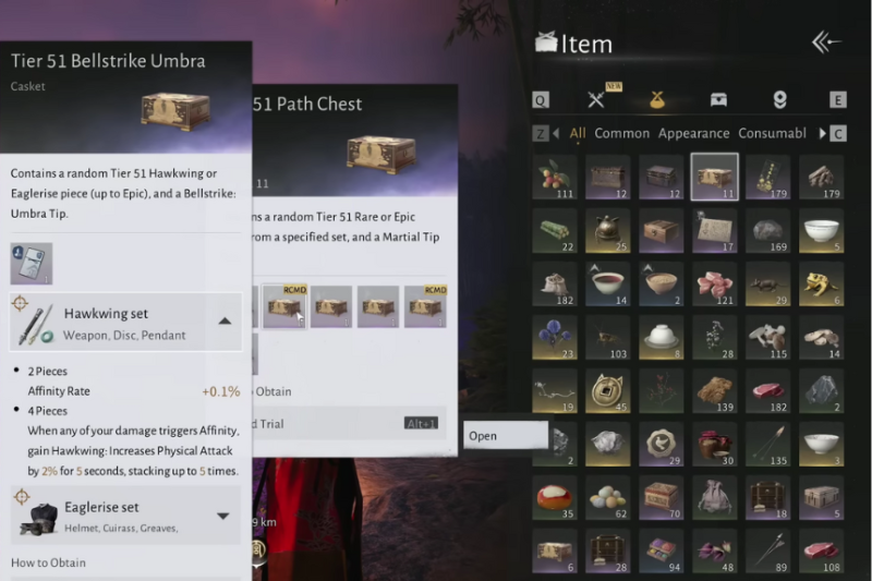 How to get Hawkwing Set in Where Winds Meet