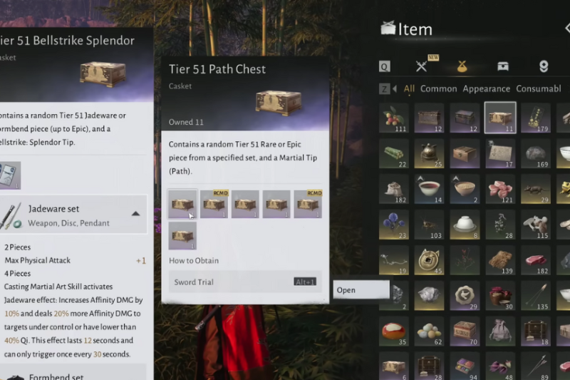 How to get Jadeware Set in Where Winds Meet