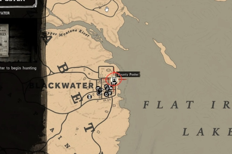 Red Dead Redemption 2 Bounty Locations