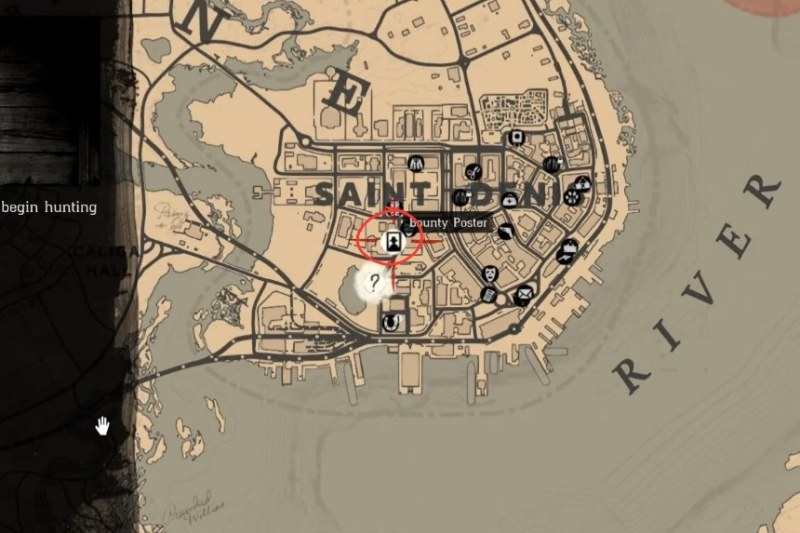 Red Dead Redemption 2 Bounty Locations