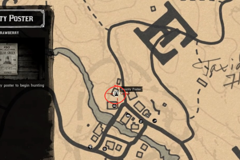 Red Dead Redemption 2 Bounty Locations