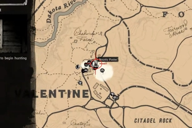 Red Dead Redemption 2 Bounty Locations