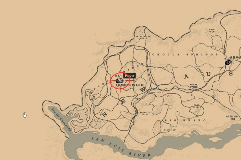 Red Dead Redemption 2 Bounty Locations