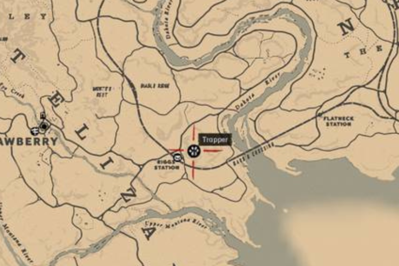 Red Dead Redemption 2 Trapper locations