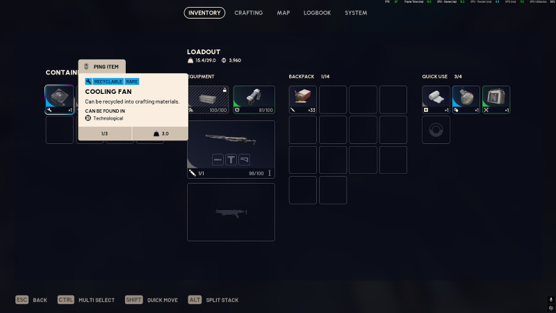 My hunt for Cooling Fans in Arc Raiders is finally over