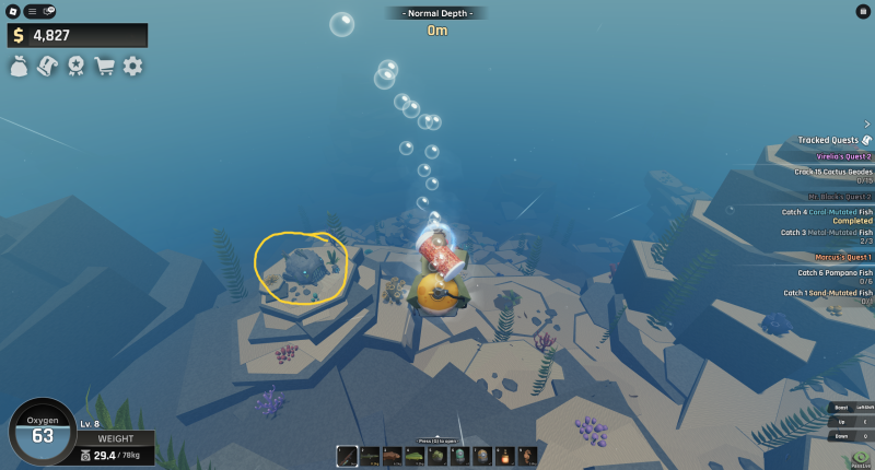 Abyss Fish Ruins locations