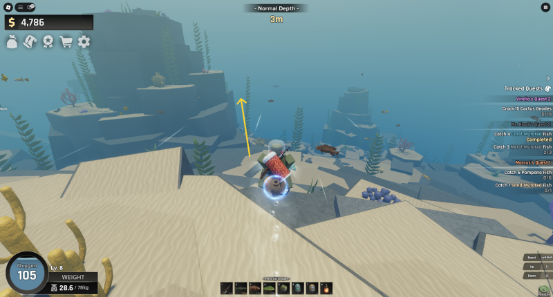 Abyss Fish Ruins locations