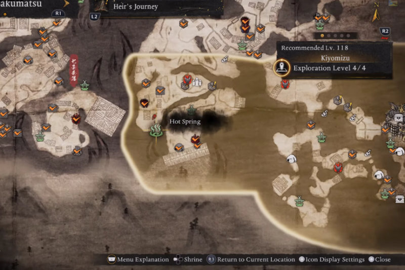 All Hot Spring Locations – Nioh 3