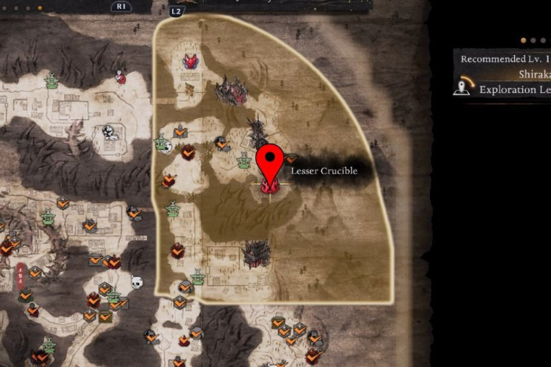 All Lesser Crucible Locations – Nioh 3