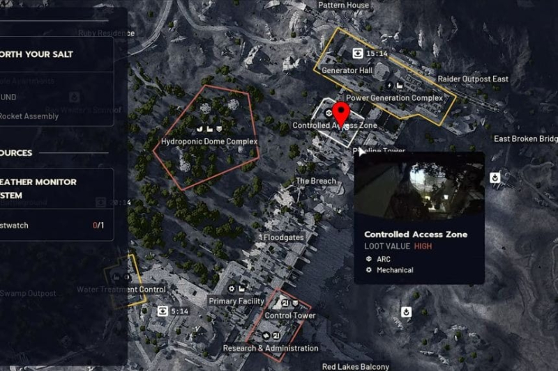 Controlled Access Zone Puzzle Solution in Arc Raiders (Unlock All Doors)