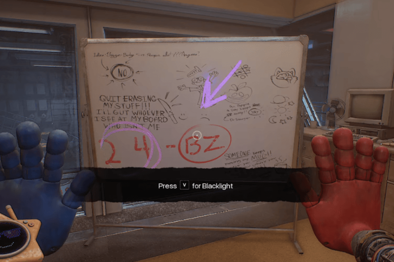 Engineering Workshop Locker Puzzle – Poppy Playtime Chapter 5