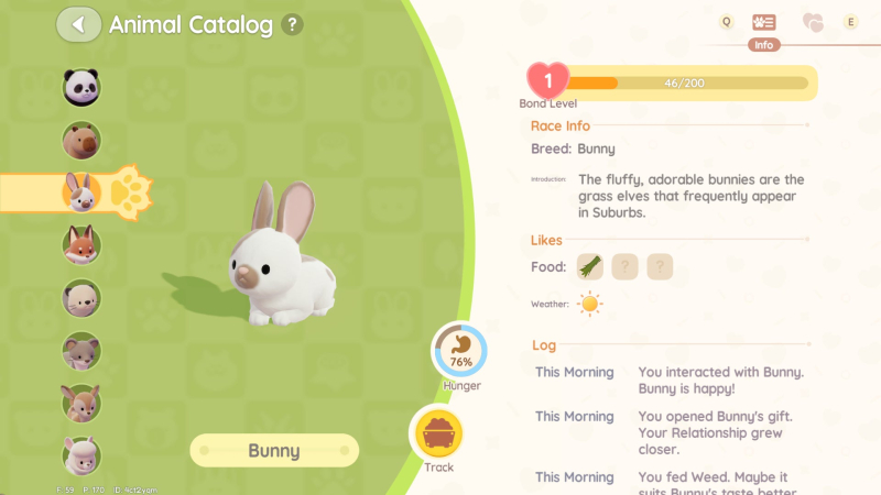 Heartopia animal food: All trough locations and each animal's favourite foods