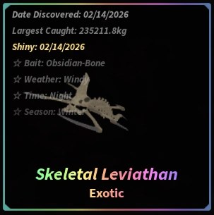 How to Catch Skeletal Leviathan in Fisch
