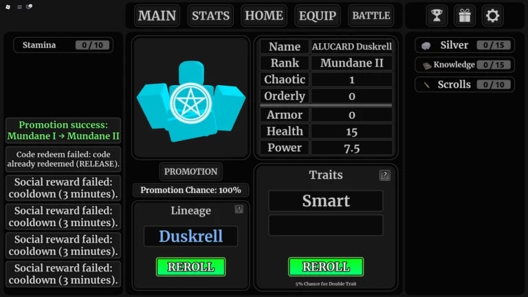 Magic and Divinity codes for February 2026