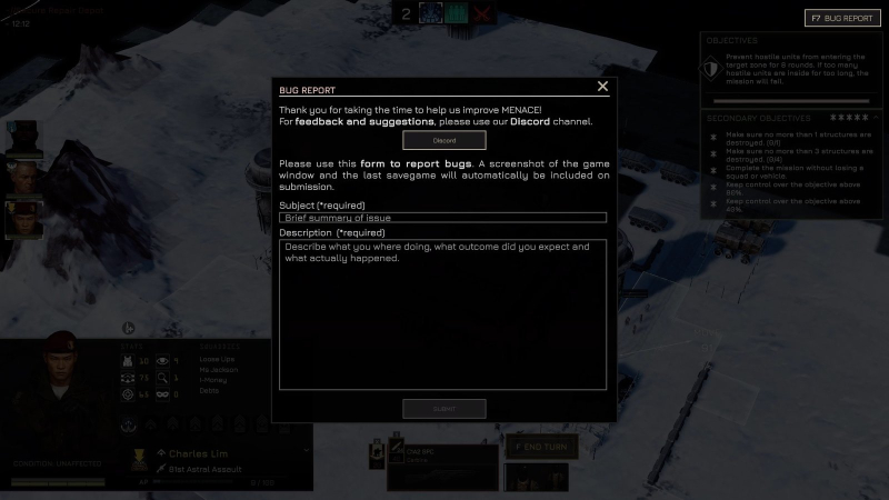 Menace – How to Pick up Cargo