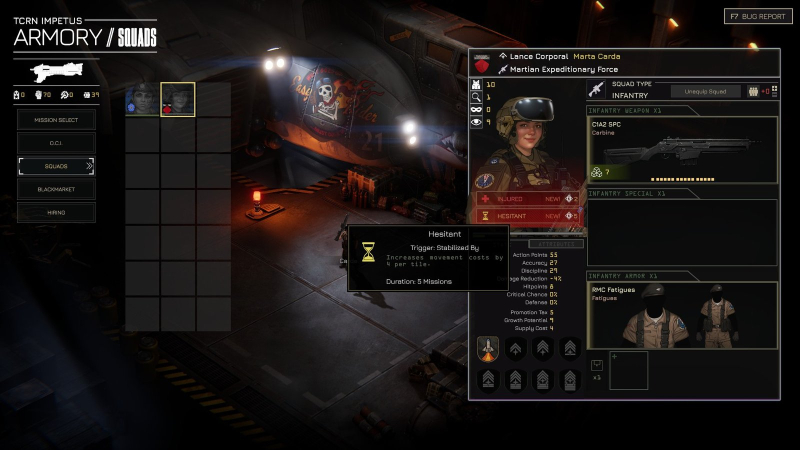 Menace – Reviving Squad Leaders & Consequences